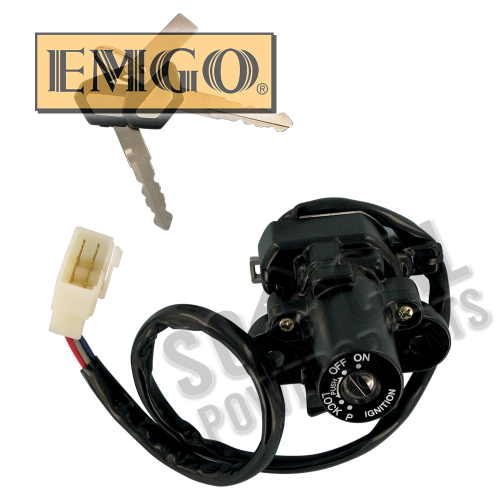 Emgo - Emgo Ignition Switch - 40-80624