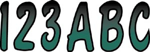 Hardline - Hardline Series 200 Premium Registration Kit - Gradation - Teal/Black - TEBKG200