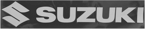 Factory Effex - Factory Effex Die Cut Sticker - 1ft. Logo - Suzuki - White - 08-94412