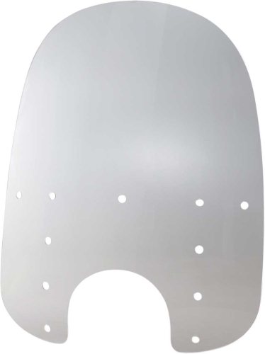 Memphis Shades - Memphis Shades Replacement Plastic for Fats Windshield (7in. Cutout) - 21in. - Clear - MEP3410