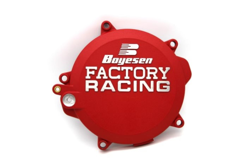 Boyesen - Boyesen Factory Clutch Cover - Red - CC-46AR