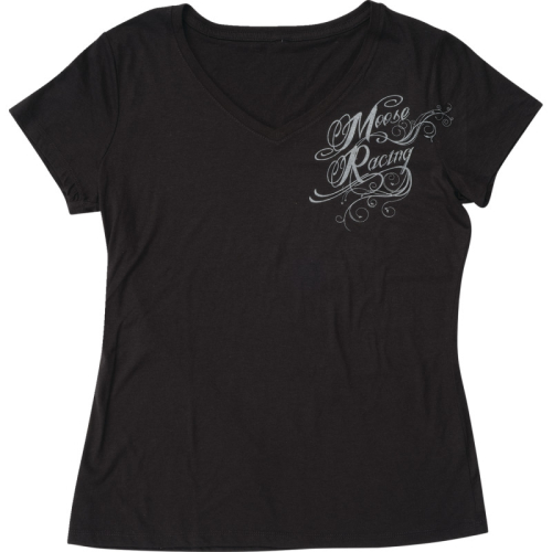Moose Racing - Moose Racing Flourish Script Womens T-Shirt - 3031-4284