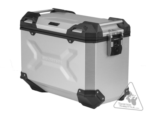 SW-MOTECH - SW-MOTECH Trax Adventure 45 Liter ALU-BOX Side Case - Right - Silver - ALK.00.733.10000R/S