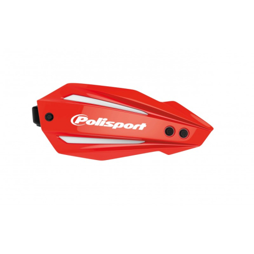 Polisport - Polisport Bullit Full Wrap Around Handguards - Red - 8308600006