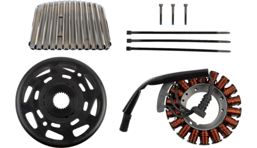 Drag Specialties - Drag Specialties Charging Kit with Chrome Regulator - 48Amp - 2112-1517