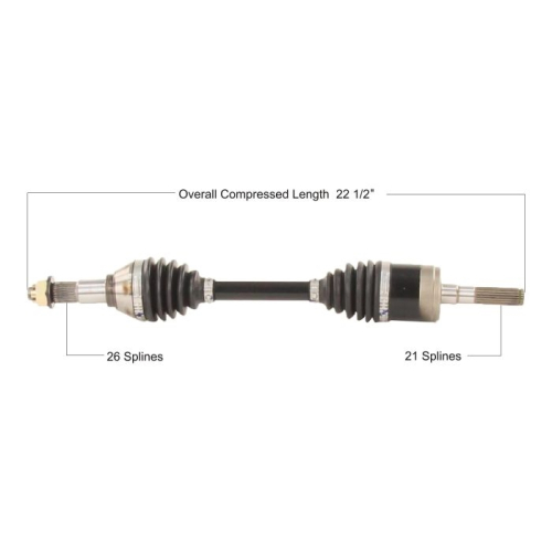 TYTANEUM - TYTANEUM Heavy Duty CV Axle - CAN-6075HD