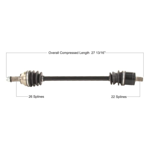 TYTANEUM - TYTANEUM OE Style CV Axle - POL-7086