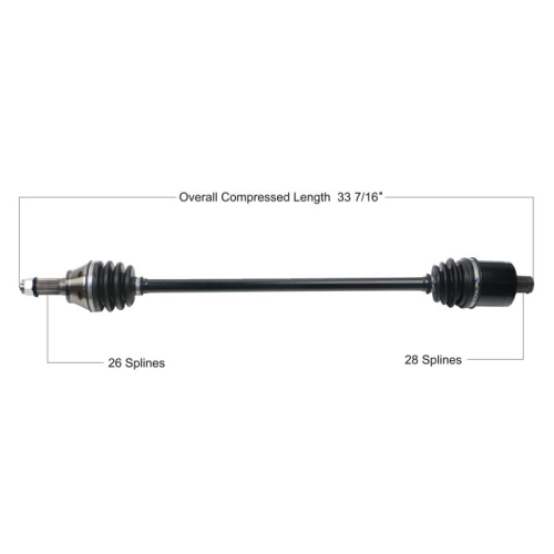 TYTANEUM - TYTANEUM OE Style CV Axle - POL-7078