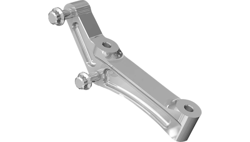 Hawg Halters Inc - Hawg Halters Inc Radial Mount Front Brake Caliper Adapter Kit - Chrome - FBRMMC-108