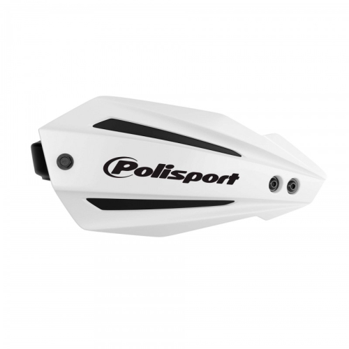 Polisport - Polisport Bullit Full Wrap Around Handguards - White - 8308600002