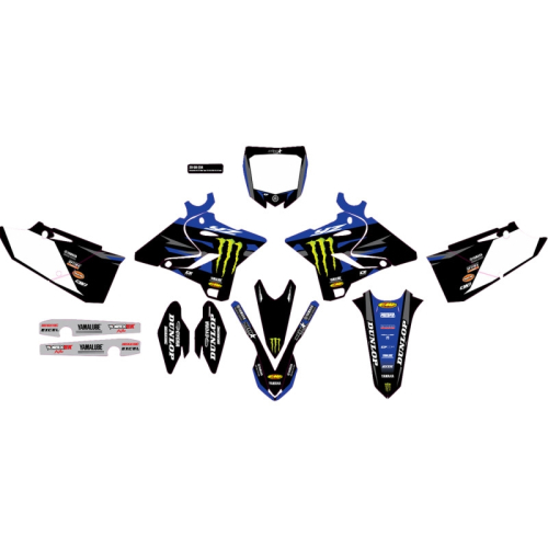 DCOR - DCOR Star Racing Monster Energy Complete Graphics Kit - White Background - 20-50-234