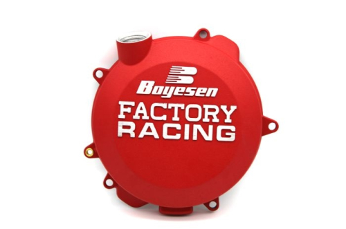 Boyesen - Boyesen Factory Clutch Cover - Red - CC-41AR