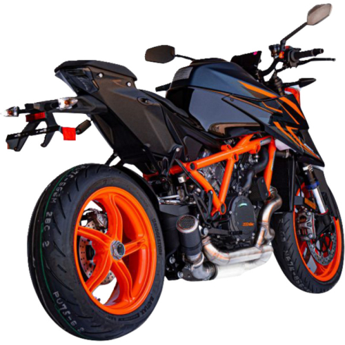 Hotbodies Racing - Hotbodies Racing MGP Stinger Slip-On Exhaust - Carbon Muffler - 91403-2405