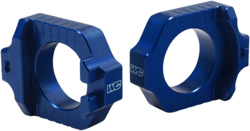 Works Connection - Works Connection Elite Axle Blocks - Blue - 17-280