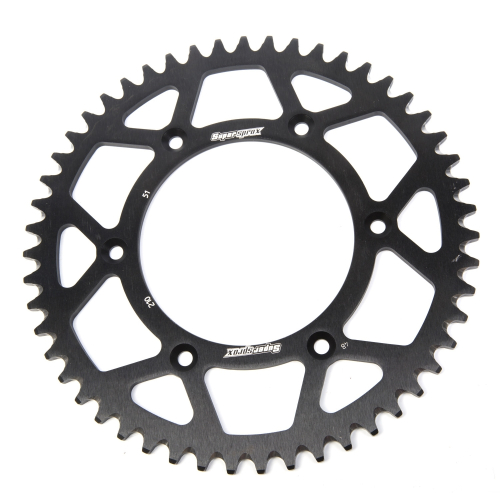 Supersprox - Supersprox Aluminum Rear Sprocket - 51T - RAL-210-51-BLK
