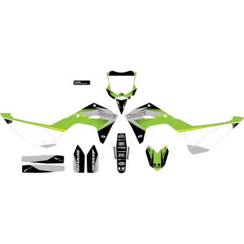 DCOR - DCOR Monster Energy Complete Graphics Kit - White Background - 20-20-464