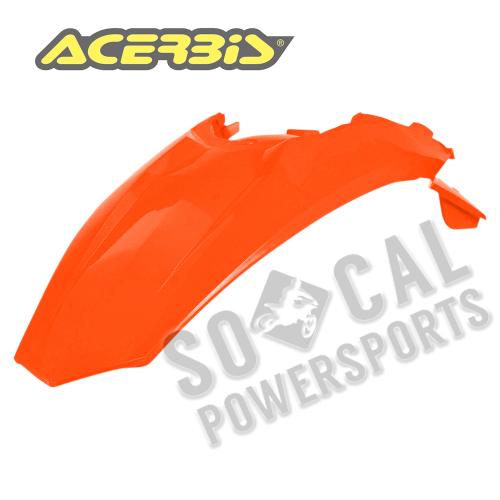 Acerbis - Acerbis Rear Fender - Orange 16 - 2250385226