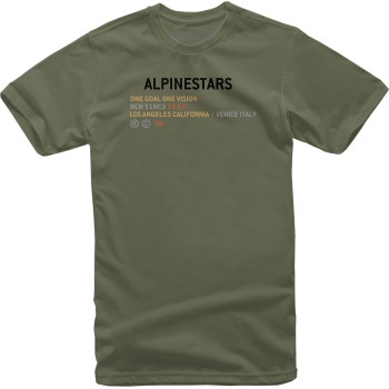 Alpinestars - Alpinestars Quest T-Shirt - 1212-72002690-L - Military - Large