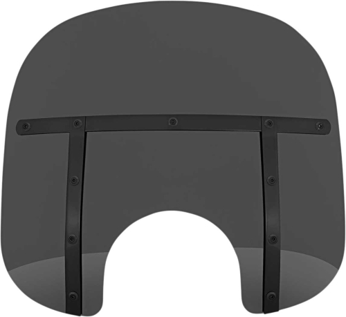 Memphis Shades - Memphis Shades Memphis Fats Windshield (7in. Cutout) - 13in. - Night Shades Dark Black Smoke - MEB31110