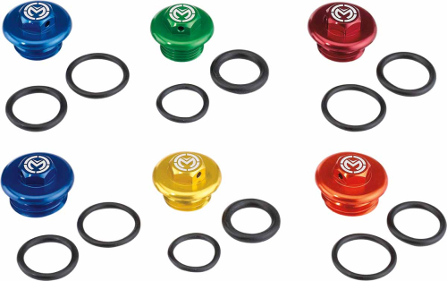 Moose Racing - Moose Racing Aluminum Oil Fill Plug - Red - 0950-0966