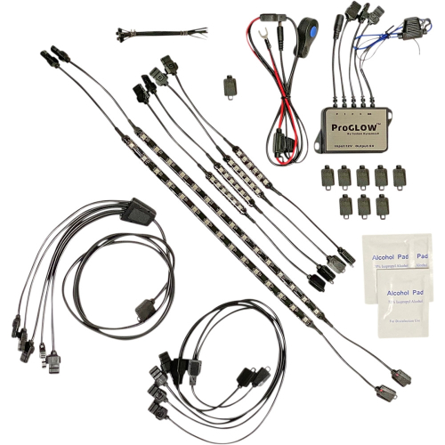 Custom Dynamics - Custom Dynamics ProGlow Color Changing LED Accent Light Complete Kit - PG-ENG-KIT