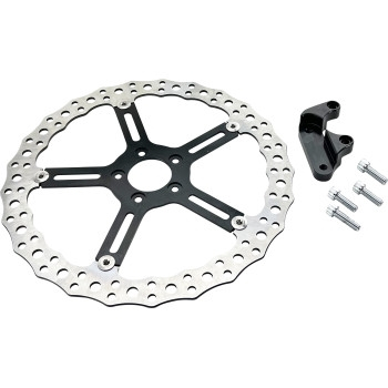 Arlen Ness - Arlen Ness Big Brake Jagged Floating Rotor Kit - 300-041