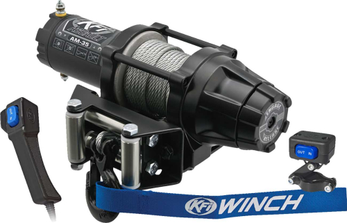 KFI Products - KFI Products 3500 ATV Assualt Series Winch - Steel Cable - AM-35