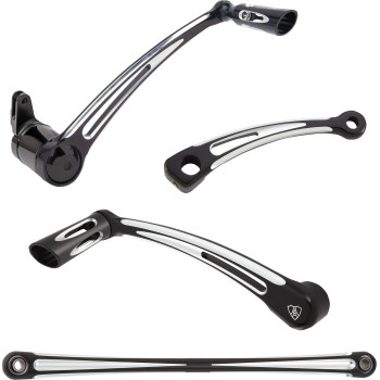 Arlen Ness - Arlen Ness Deep Cut Foot Control Kit - Black - 420-108