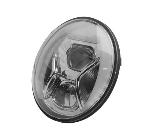 Highsider - Highsider 7in. LED Adaptive Headlight - Chrome - 226-002