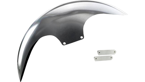 Paul Yaffe Originals - Paul Yaffe Originals Cafe Front Fender for 21in. Wheel  - Satin Adapters - PYO:CAFE-21-14L-S