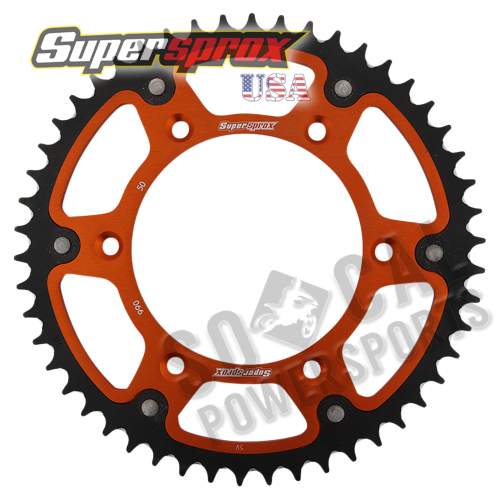 Supersprox - Supersprox Stealth Rear Sprocket - 50T - RST-990-50-ORG