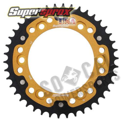 Supersprox - Supersprox Stealth Rear Sprocket - 42T - RST-899-42-GLD