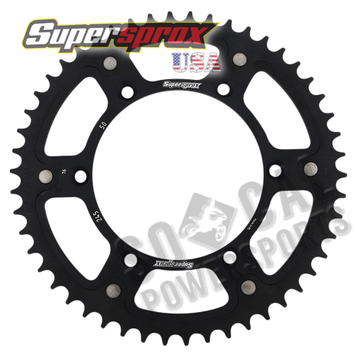 Supersprox - Supersprox Stealth Rear Sprocket - 50T - RST-245-50-BLK