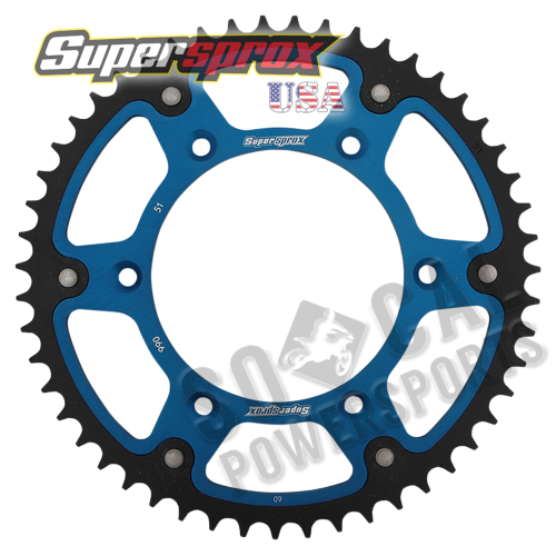 Supersprox - Supersprox Stealth Rear Sprocket - 51T - RST-990-51-BLU
