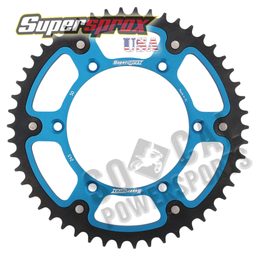 Supersprox - Supersprox Stealth Rear Sprocket - 50T - RST-245-50-BLU