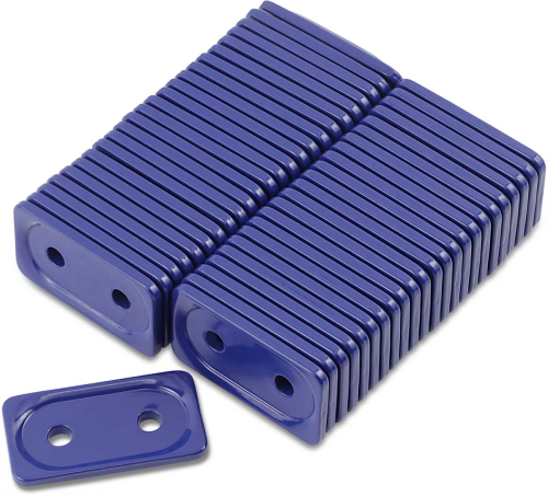 Woodys - Woodys Double Grand Digger Aluminum Support Plates - 5/16in. - Blue (48pk.) - ADG-3795-48