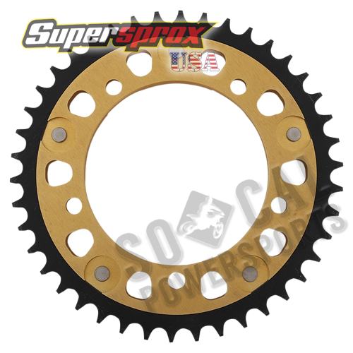 Supersprox - Supersprox Stealth Rear Sprocket - 42T - RST-1800-42-GLD