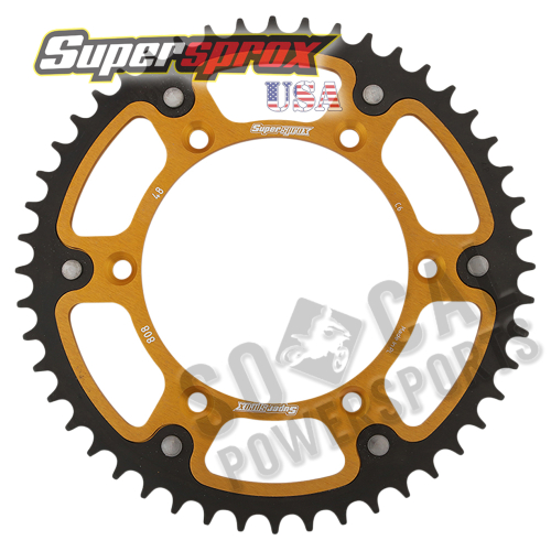 Supersprox - Supersprox Stealth Rear Sprocket - 48T - RST-808-48-GLD