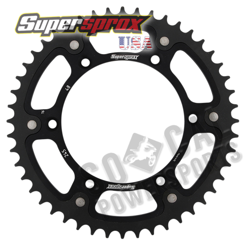 Supersprox - Supersprox Stealth Rear Sprocket - 48T - RST-245-48-BLK
