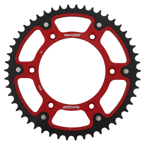 Supersprox - Supersprox Stealth Rear Sprocket - 50T - RST-8000-50-RED