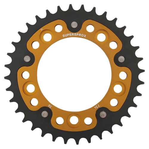 Supersprox - Supersprox Stealth Rear Sprocket - 36T - RST-744-36-GLD
