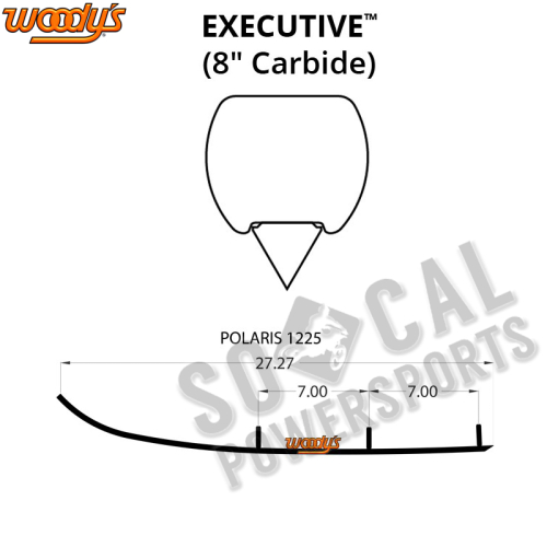 Woodys - Woodys Executive Series Flat-Top Carbide Runners - WPI-1225