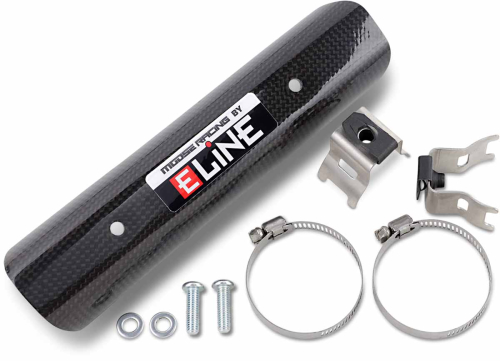Moose Racing - Moose Racing Straight Section Heat Shield - 8in. - UNIV8A