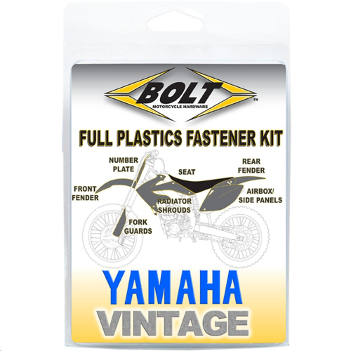 Bolt MC Hardware - Bolt MC Hardware Plastic Fastener Kit - YAM-9802201