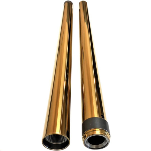 Pro-One Performance - Pro-One Performance 39mm Fork Tubes - 24.25in. - Gold - 105020G