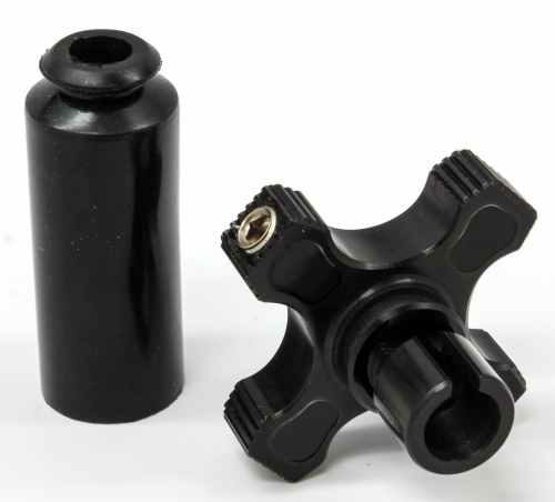 Works Connection - Works Connection Elite Perch Thumbwheel Assembly - Black - 16-851