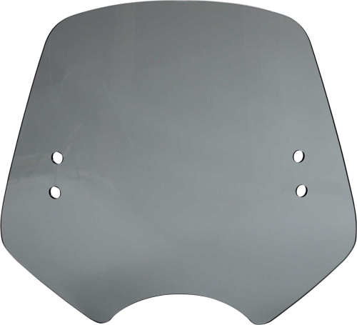 Memphis Shades - Memphis Shades The Shooter Bar Mount Windshield - Black Smoke - MEM16112
