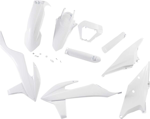 Acerbis - Acerbis Full Plastic Kit - White 20 - 2791546811