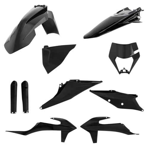 Acerbis - Acerbis Full Plastic Kit - Black - 2791540001