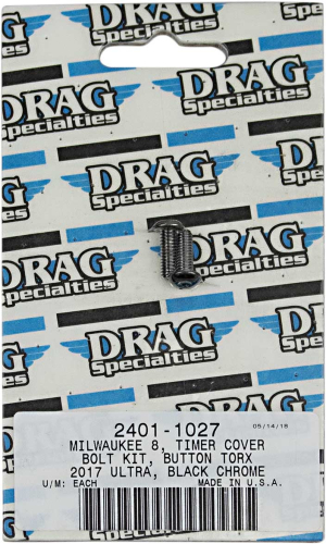 Drag Specialties - Drag Specialties Timer Cover Bolt Kit - Knurled - 2401-1027